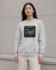Midnight Transit Heavyweight Sweatshirt in Heather Grey — model visualisation
