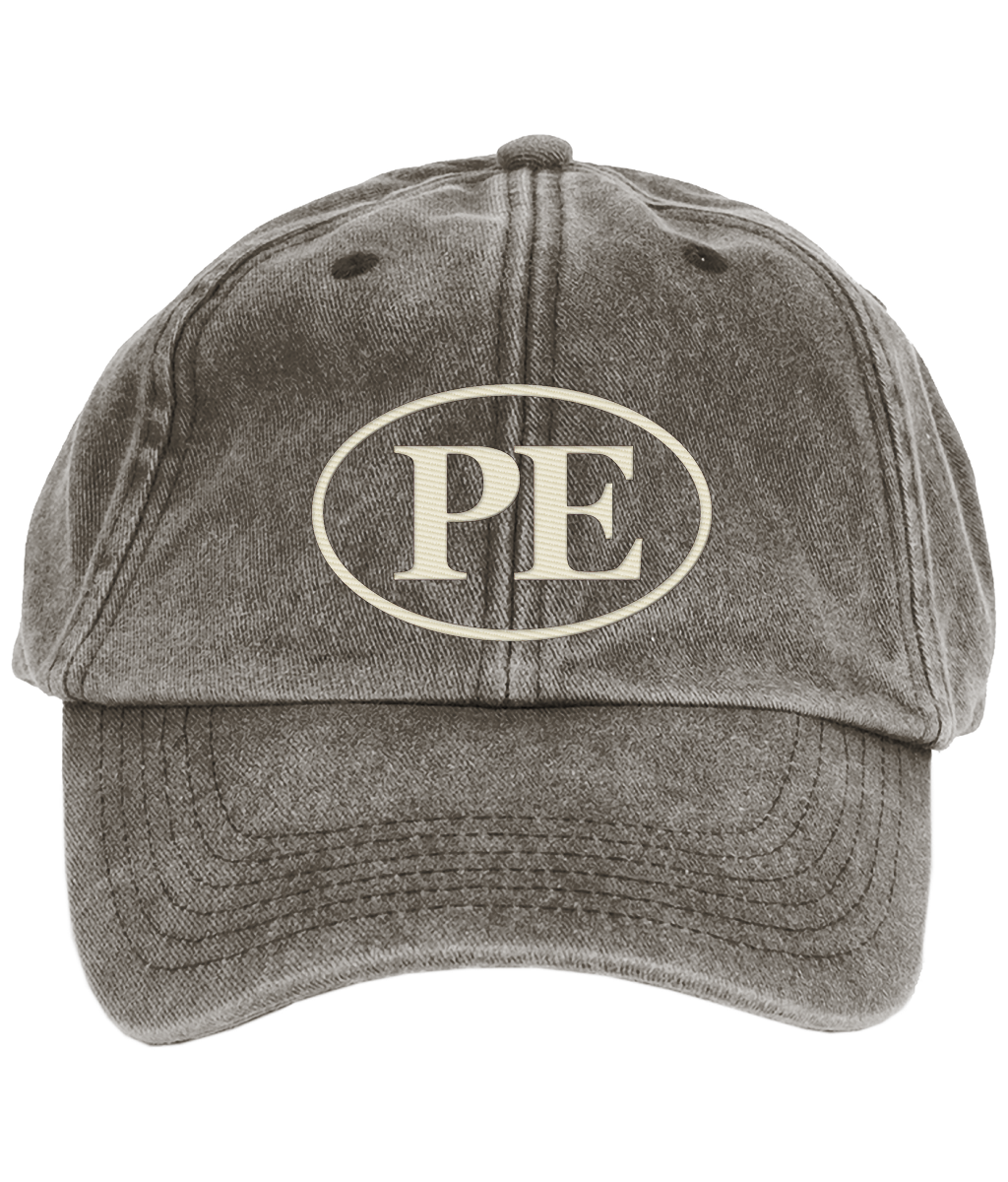 PE Vintage Washed Cap