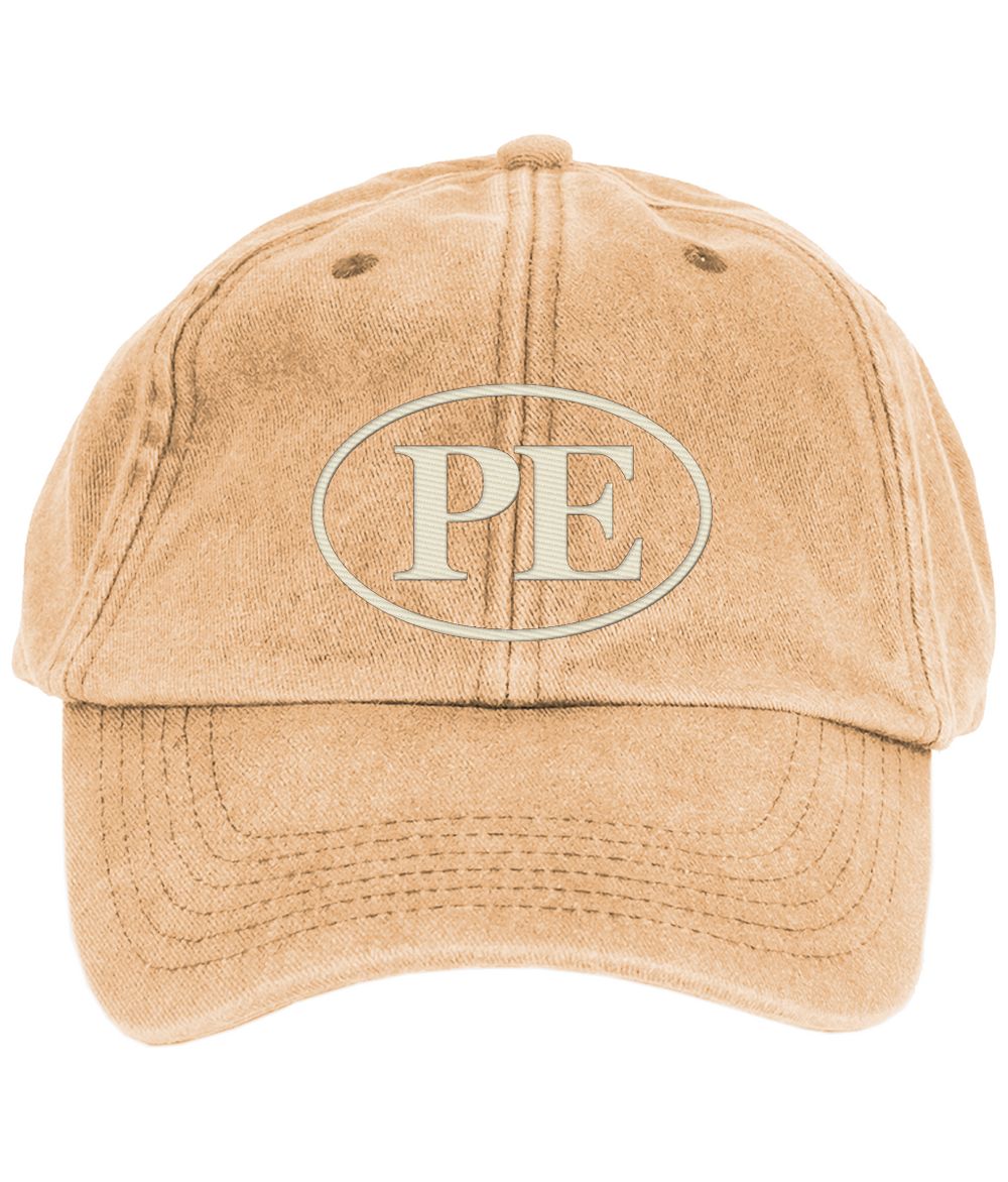 PE Vintage Washed Cap