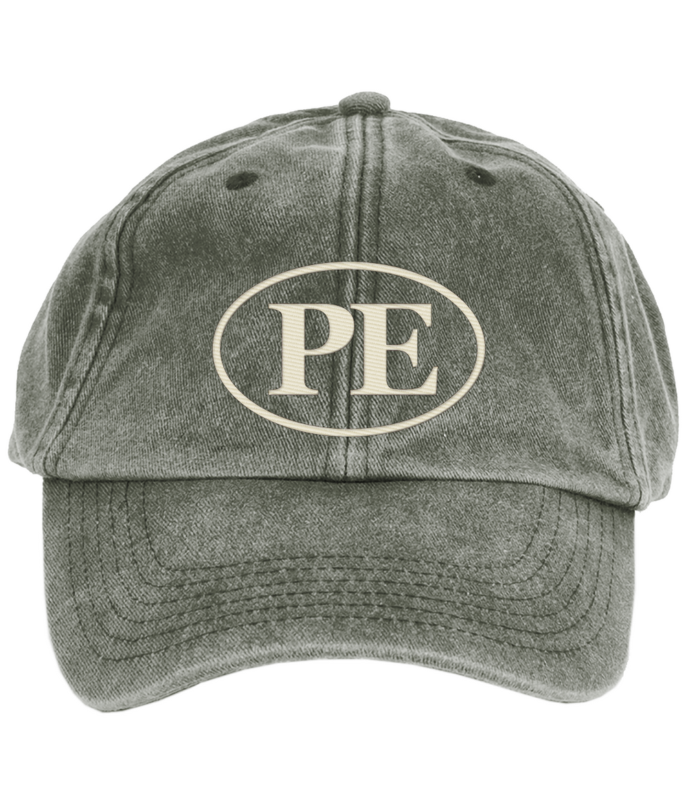 PE Vintage Washed Cap