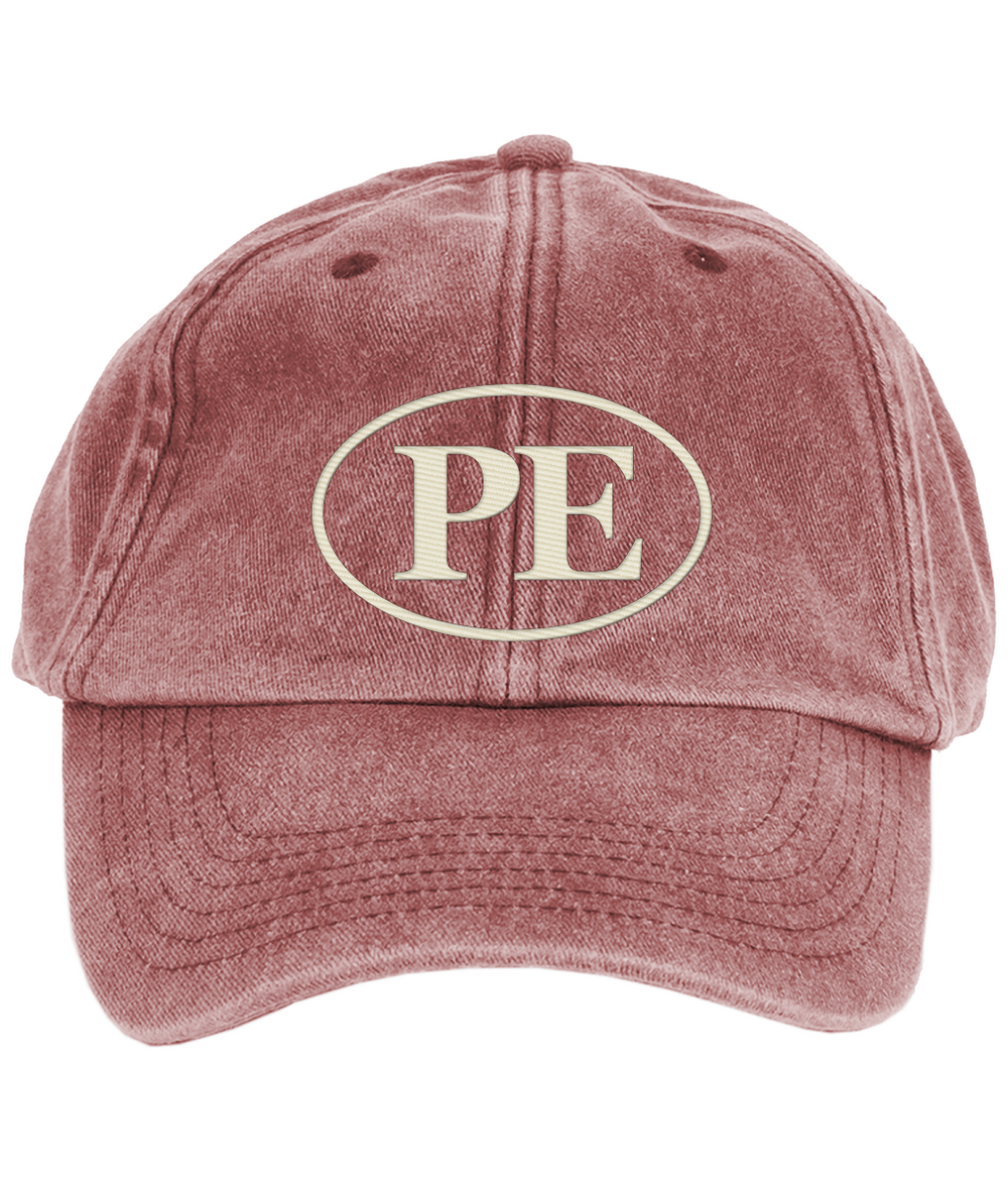 PE Vintage Washed Cap