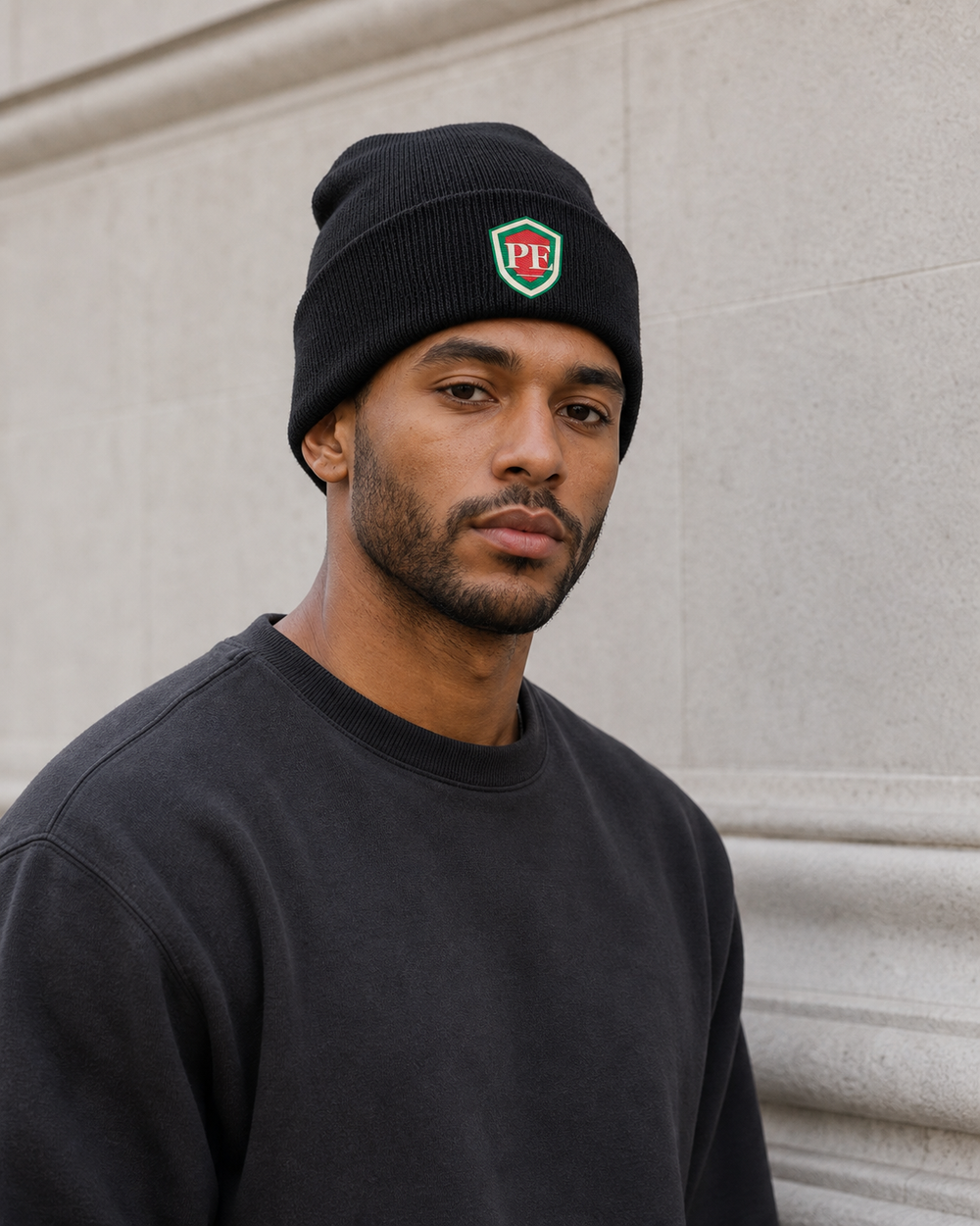 PE Shield Cuffed Beanie